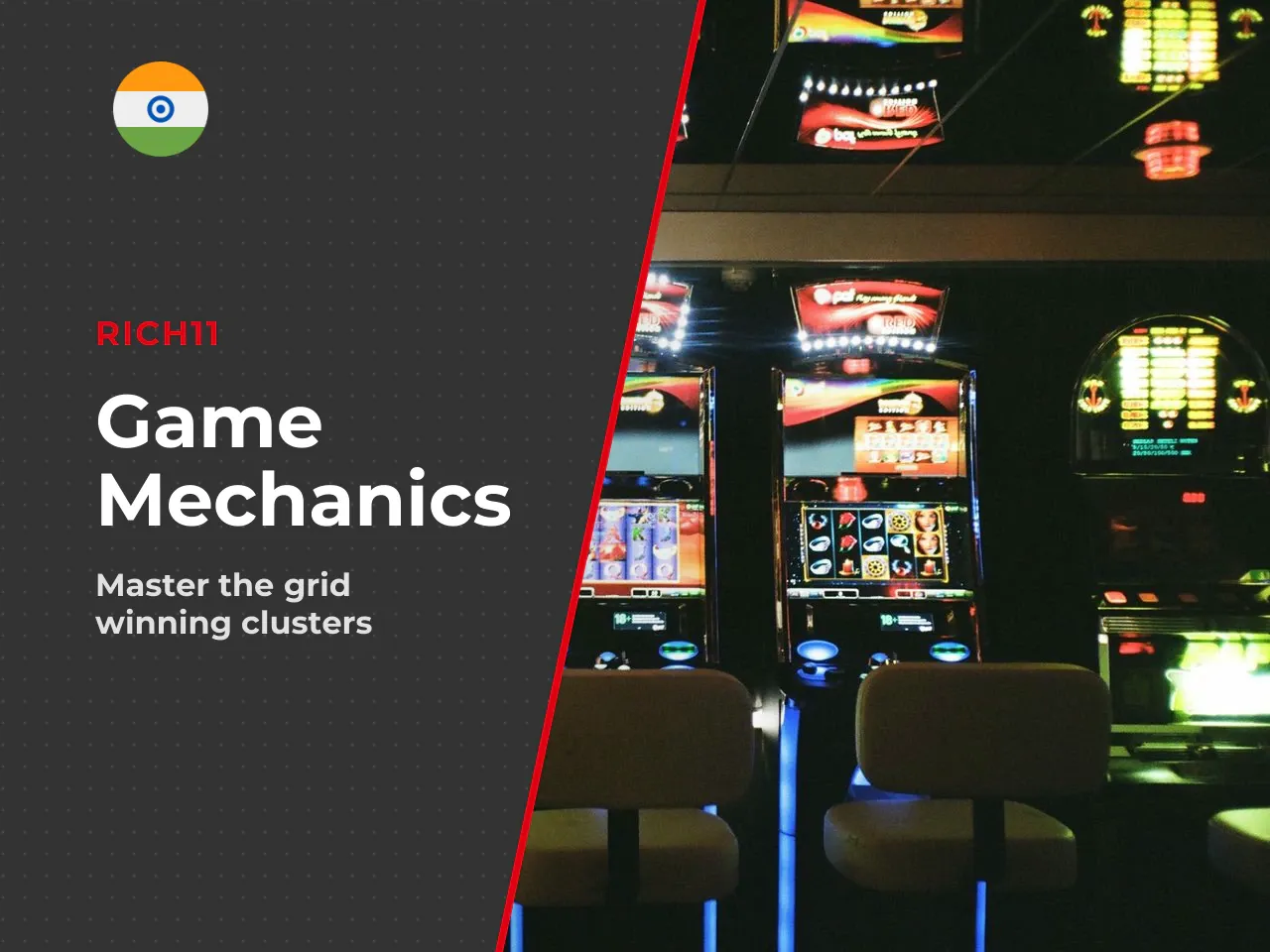 Reels, grid and winning logic. The