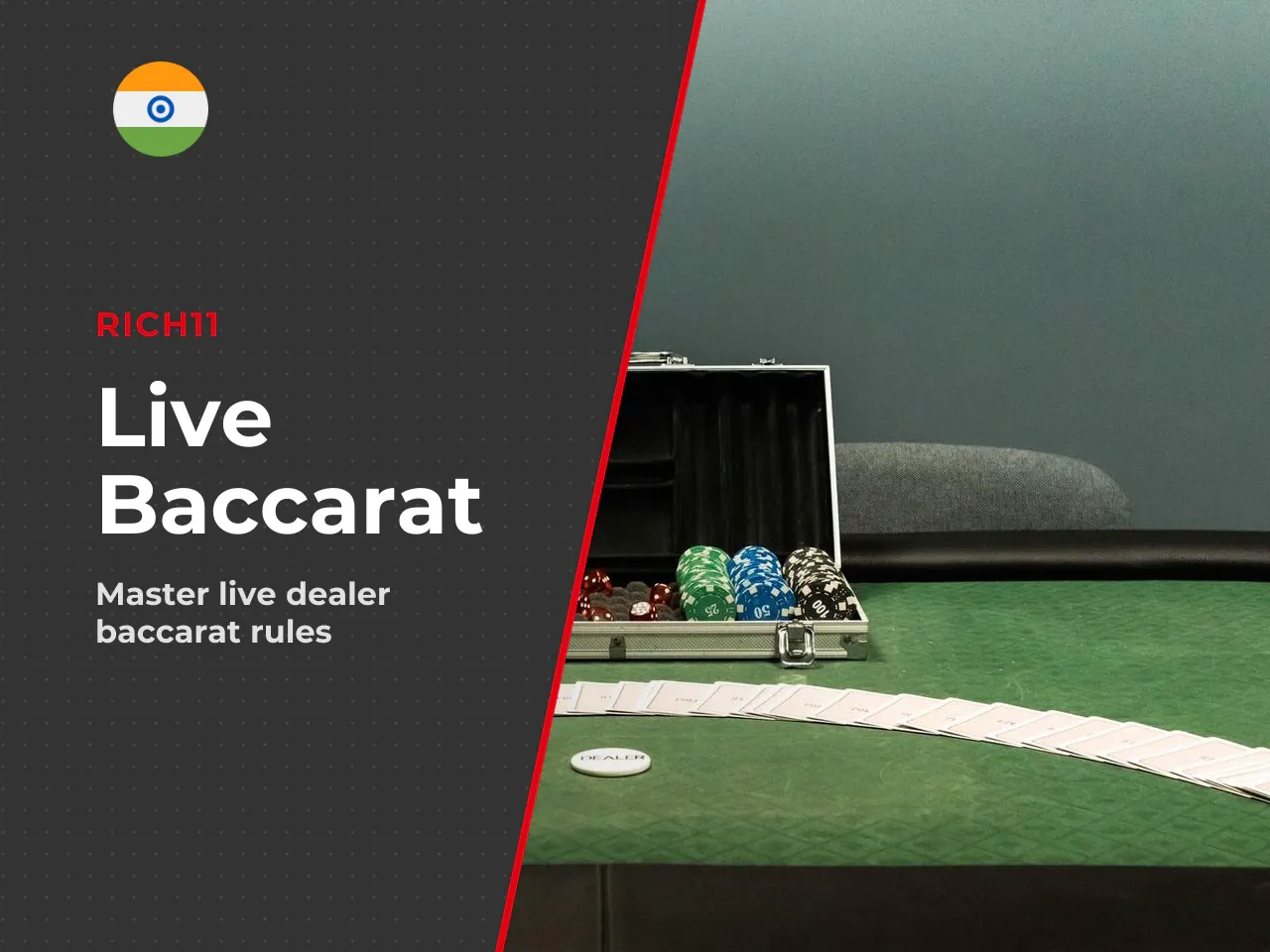 How a live baccarat table works