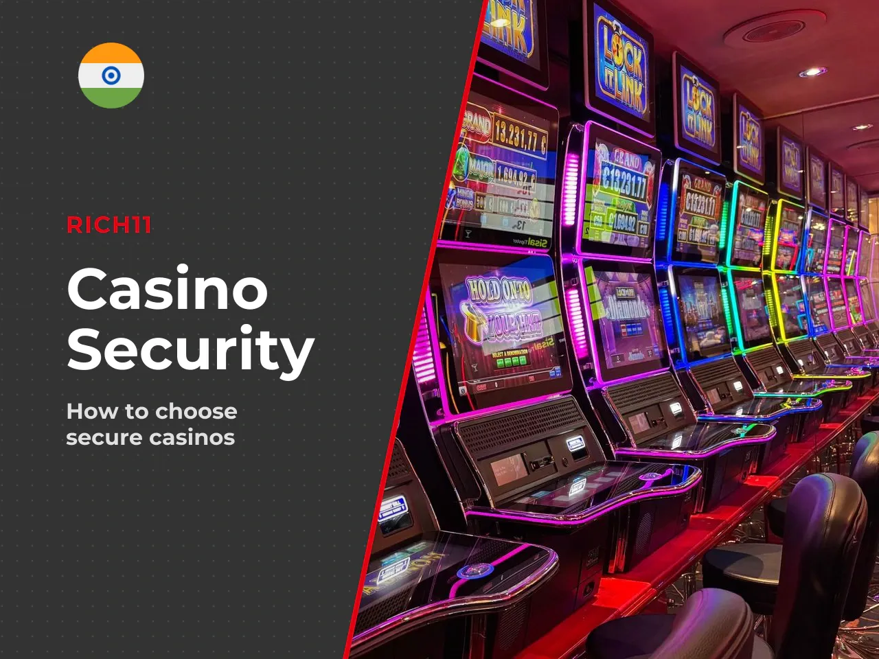 Playing in an online casino. Selecting