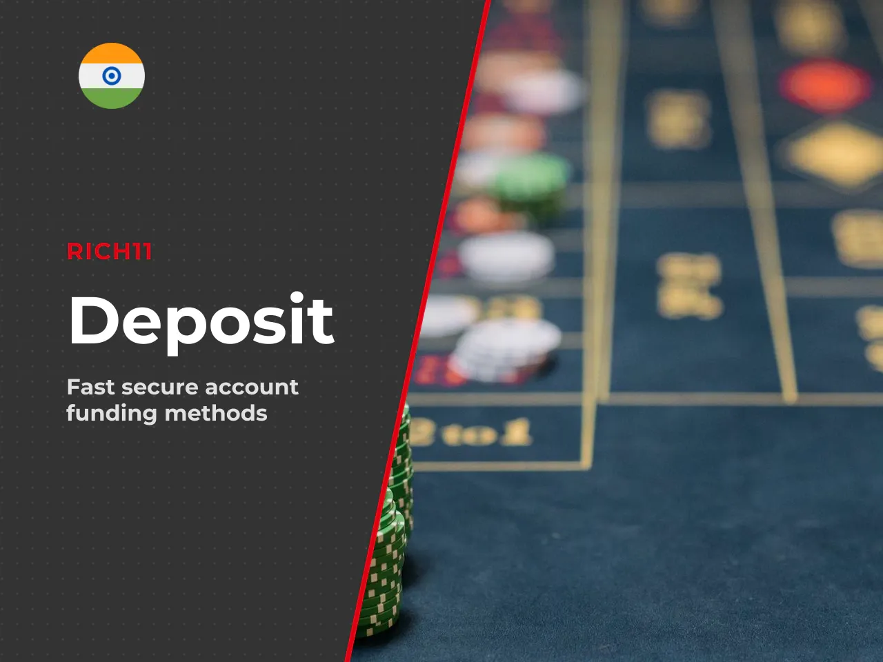 Making a deposit in the Rich11