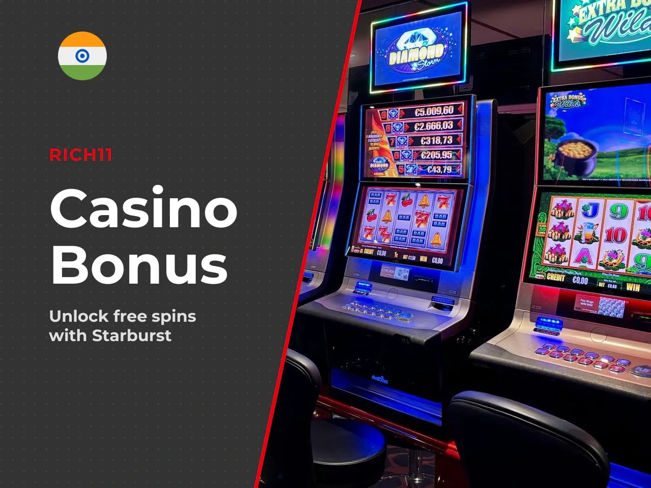How casino bonuses relate to Starburst