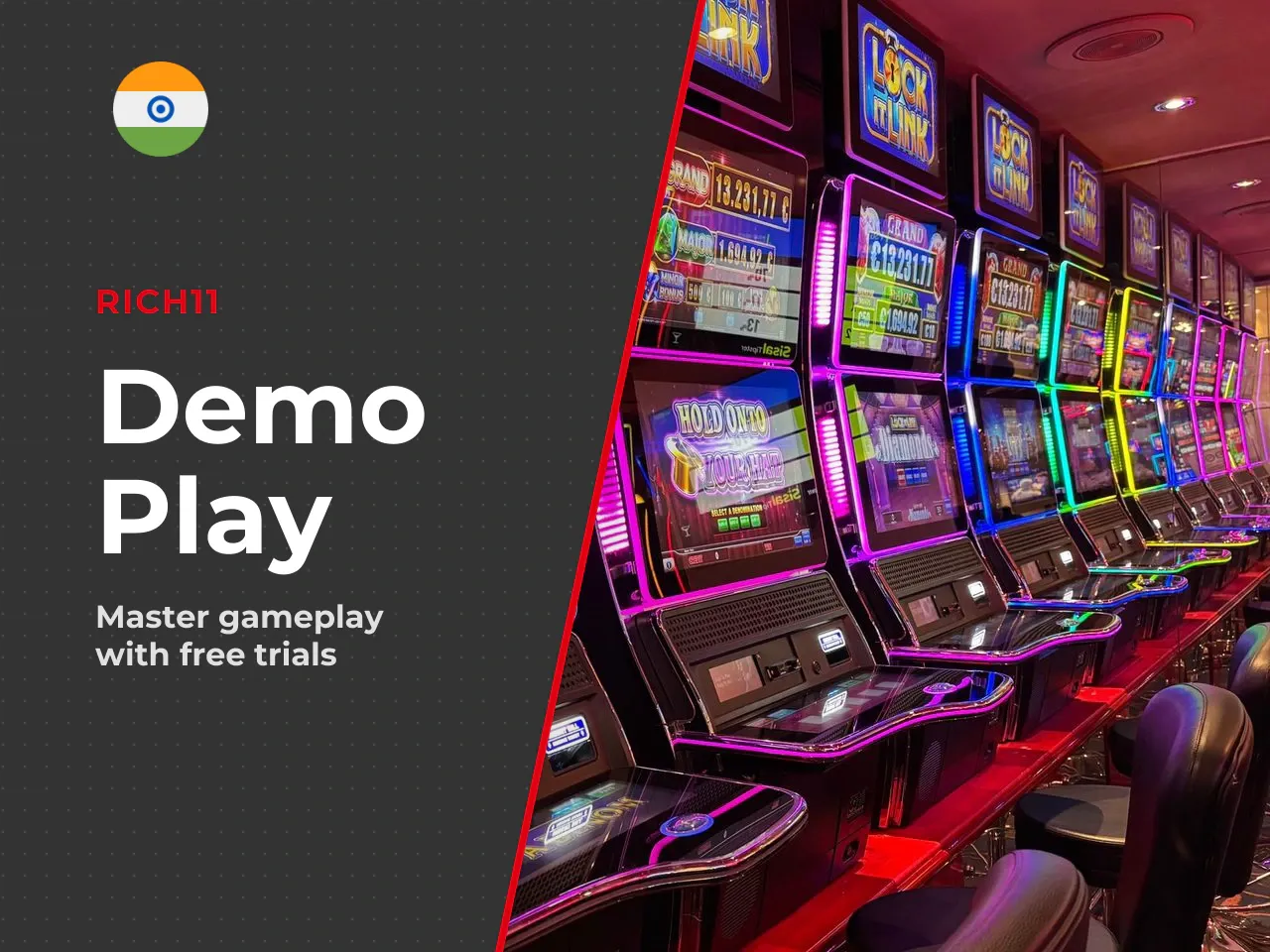 Demo, free and real money modes