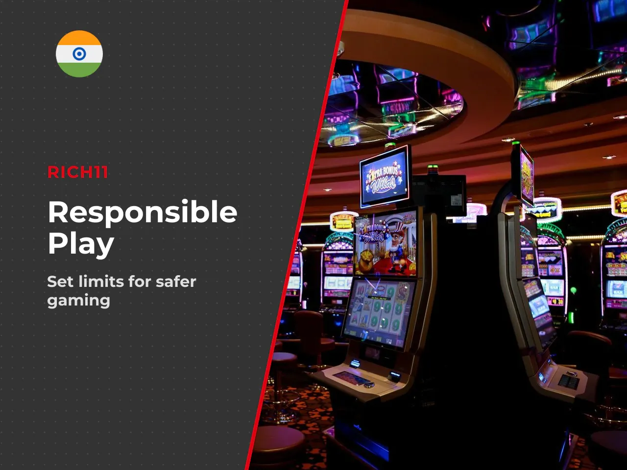 Responsible gambling reminder. Before you play